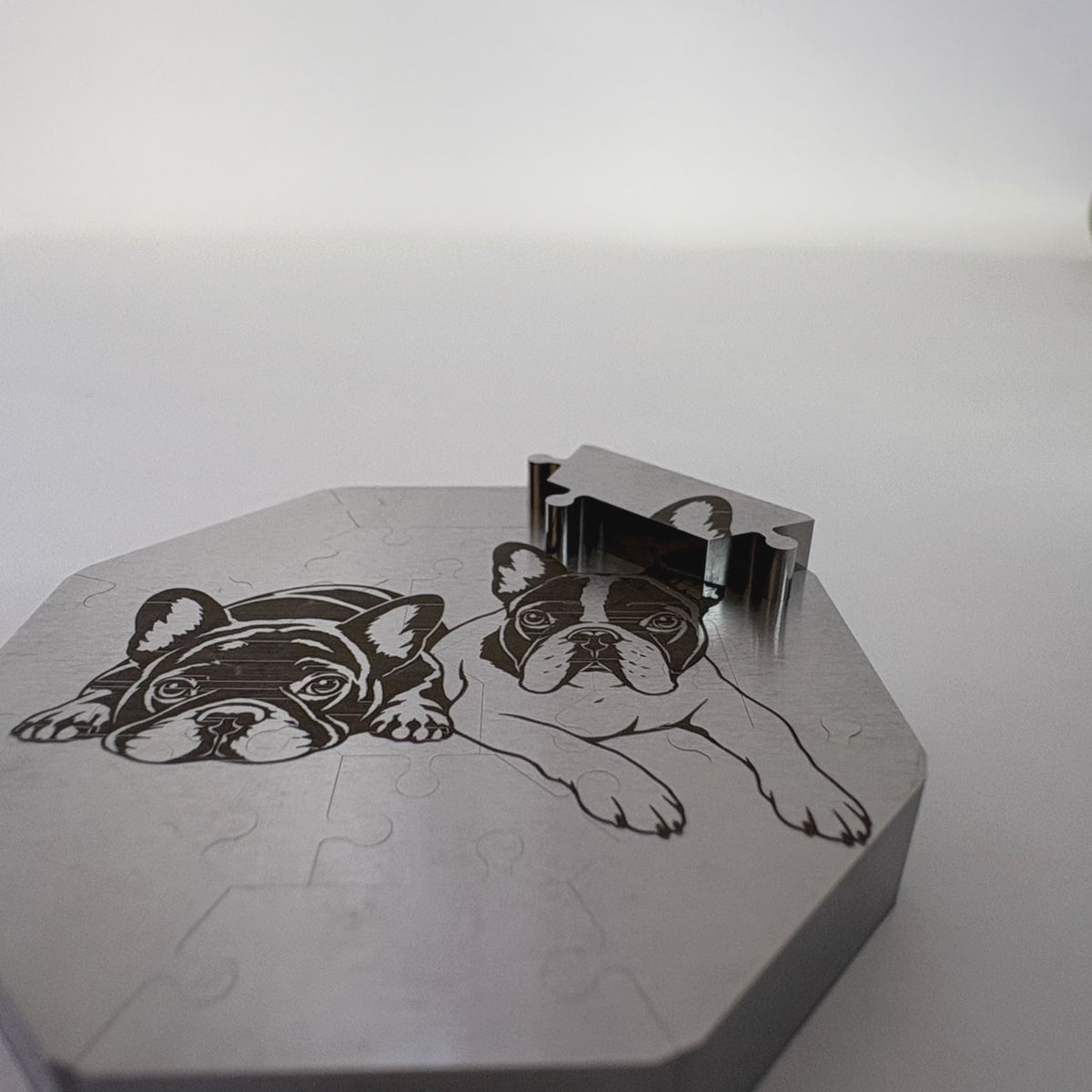 ZIREL【French Bulldog Cuddle Time | Such a Cute Face, But So Frustrating】 20-Piece Metal Puzzle