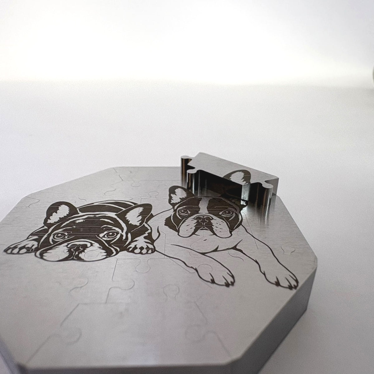 ZIREL【French Bulldog Cuddle Time | Such a Cute Face, But So Frustrating】 20-Piece Metal Puzzle