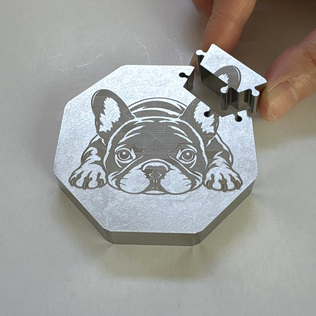 ZIREL【A French Bulldog's Break | A Cute Face, but a Frustrating】20-Piece Metal Puzzle