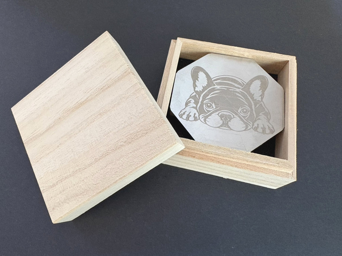 ZIREL【A French Bulldog's Break | A Cute Face, but a Frustrating】20-Piece Metal Puzzle