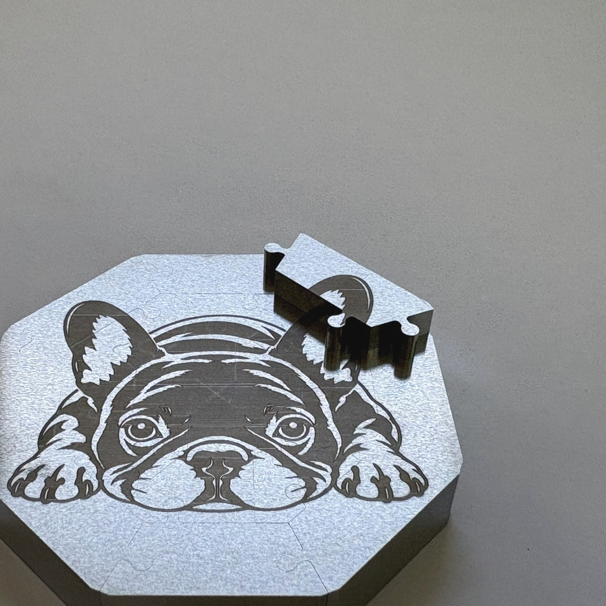 ZIREL【A French Bulldog's Break | A Cute Face, but a Frustrating】20-Piece Metal Puzzle